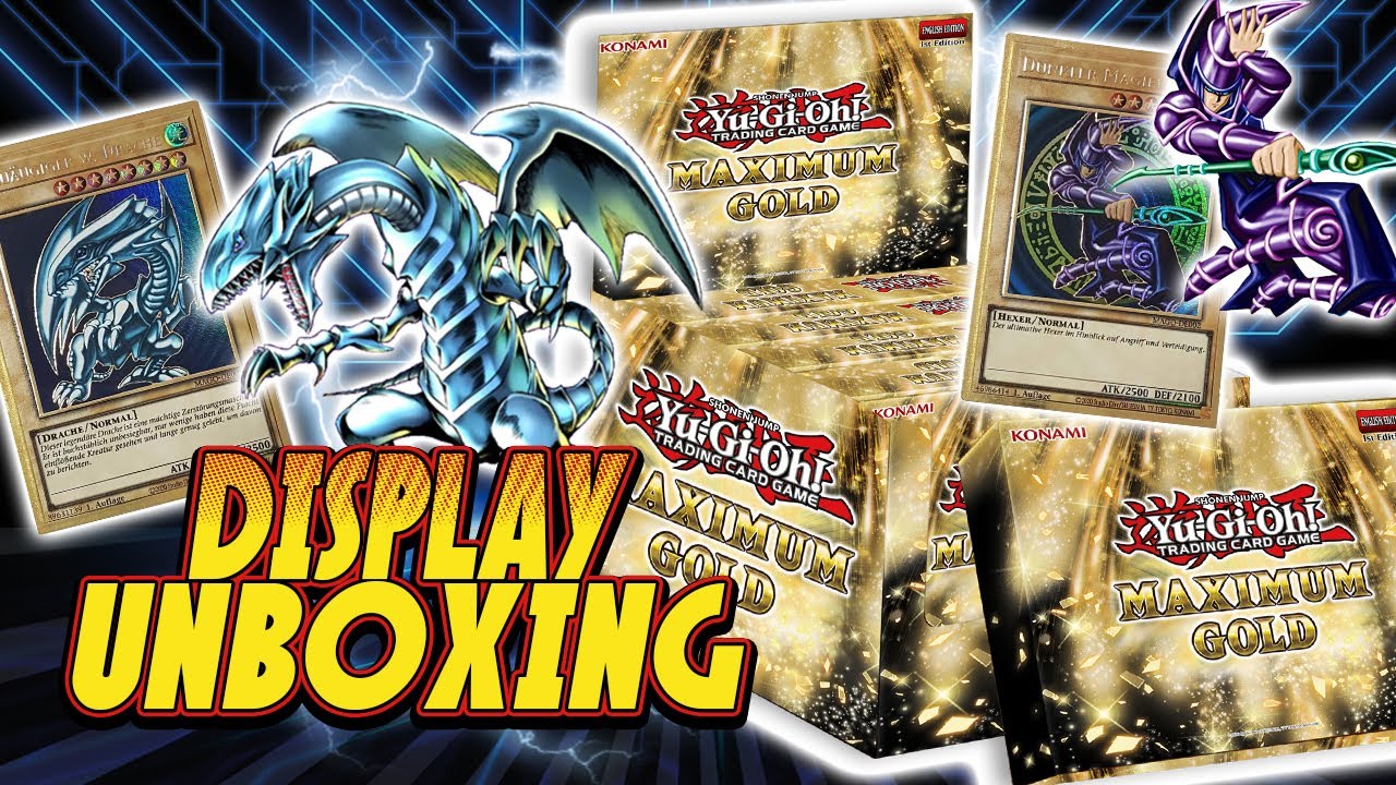 YuGiOh! Maximum Gold Display Opening | UNBOXING DEUTSCH