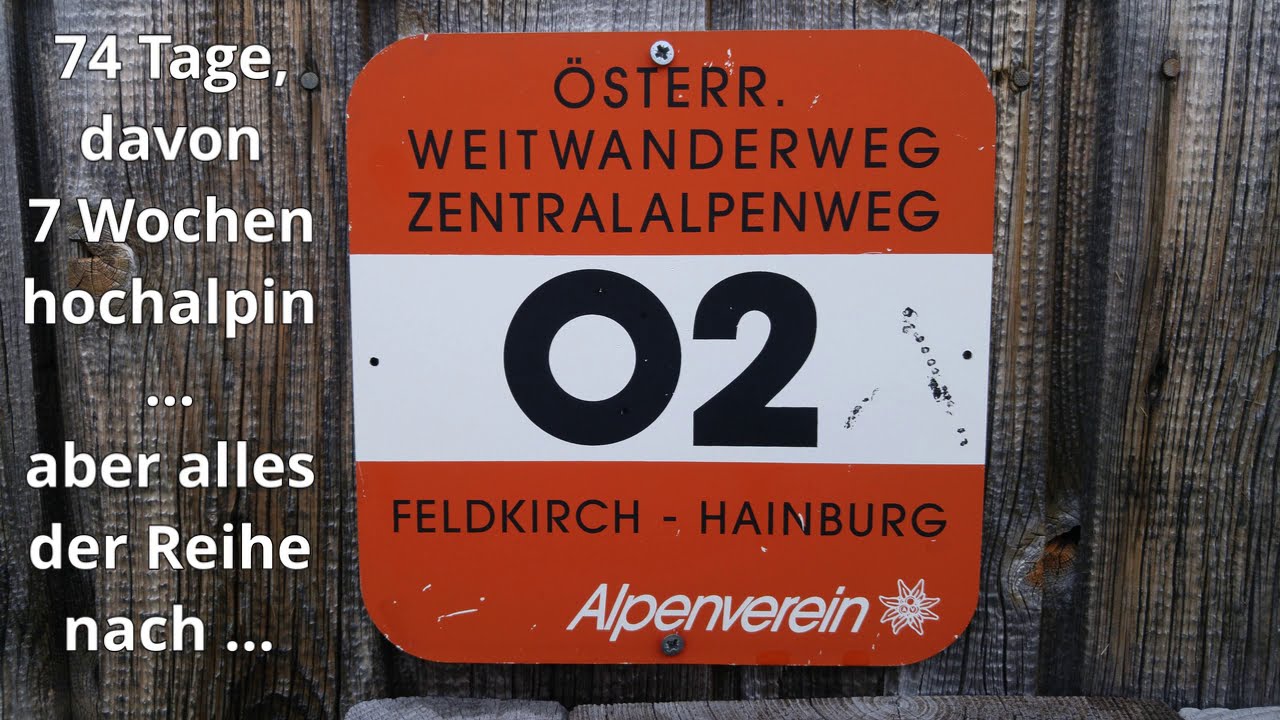 Zu Fuß durch Österreich - Zentralalpenweg 02