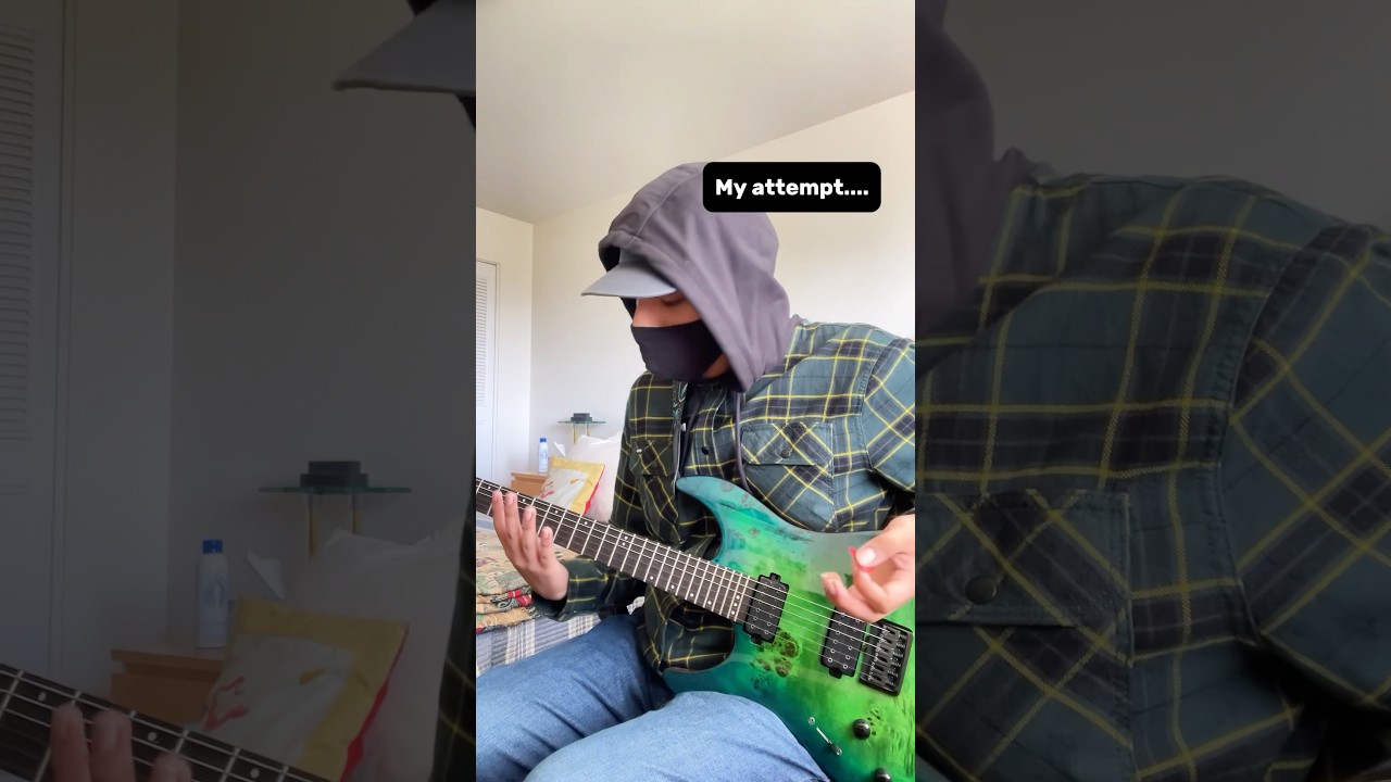 Attempting to play like modern guitarists #guitarvideo #guitarvibes #guitarvideos