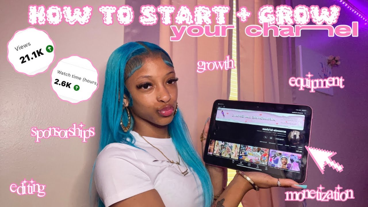 HOW TO START AND GROW A YOUTUBE CHANNEL IN 2024| editing, sponsors, monetization, equipment, etc!