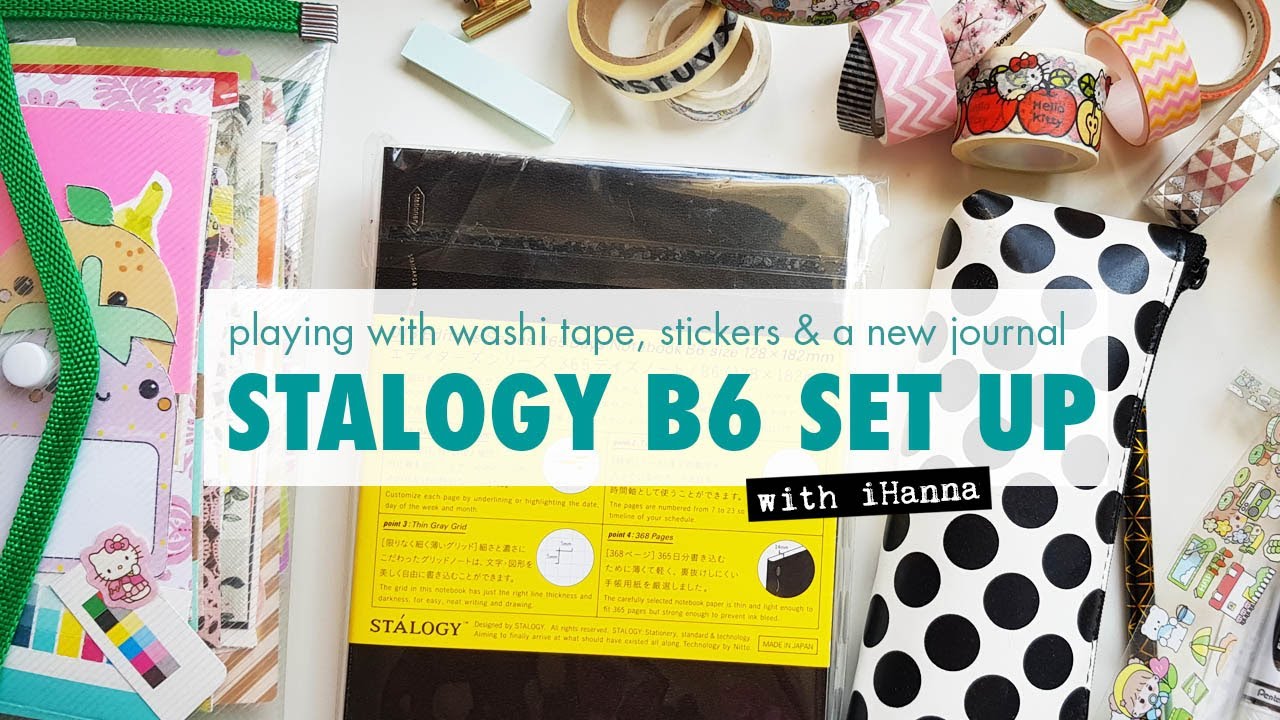 Stalogy B6 journal set up part 1 of 2 | Kawaii Bullet Journal, Calendar & diary in one book