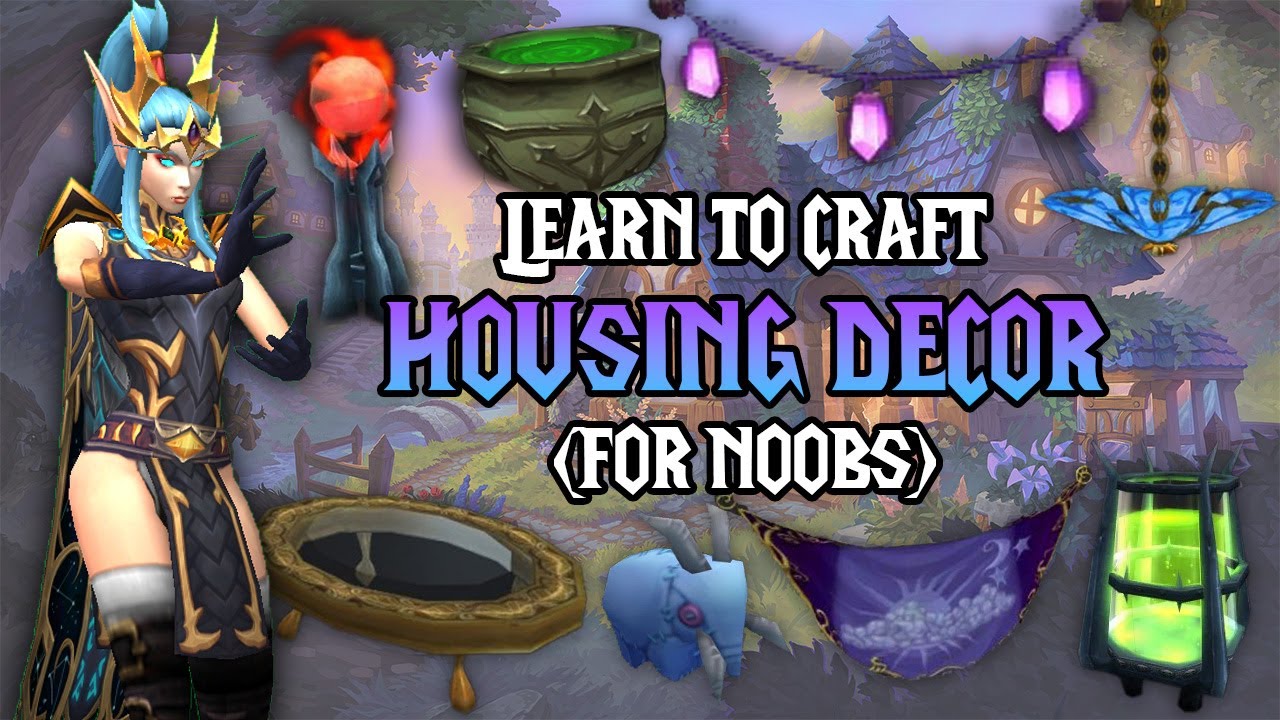 How to Get Started with Professions to Craft Your Own Housing Decor | Noob Friendly Walkthrough