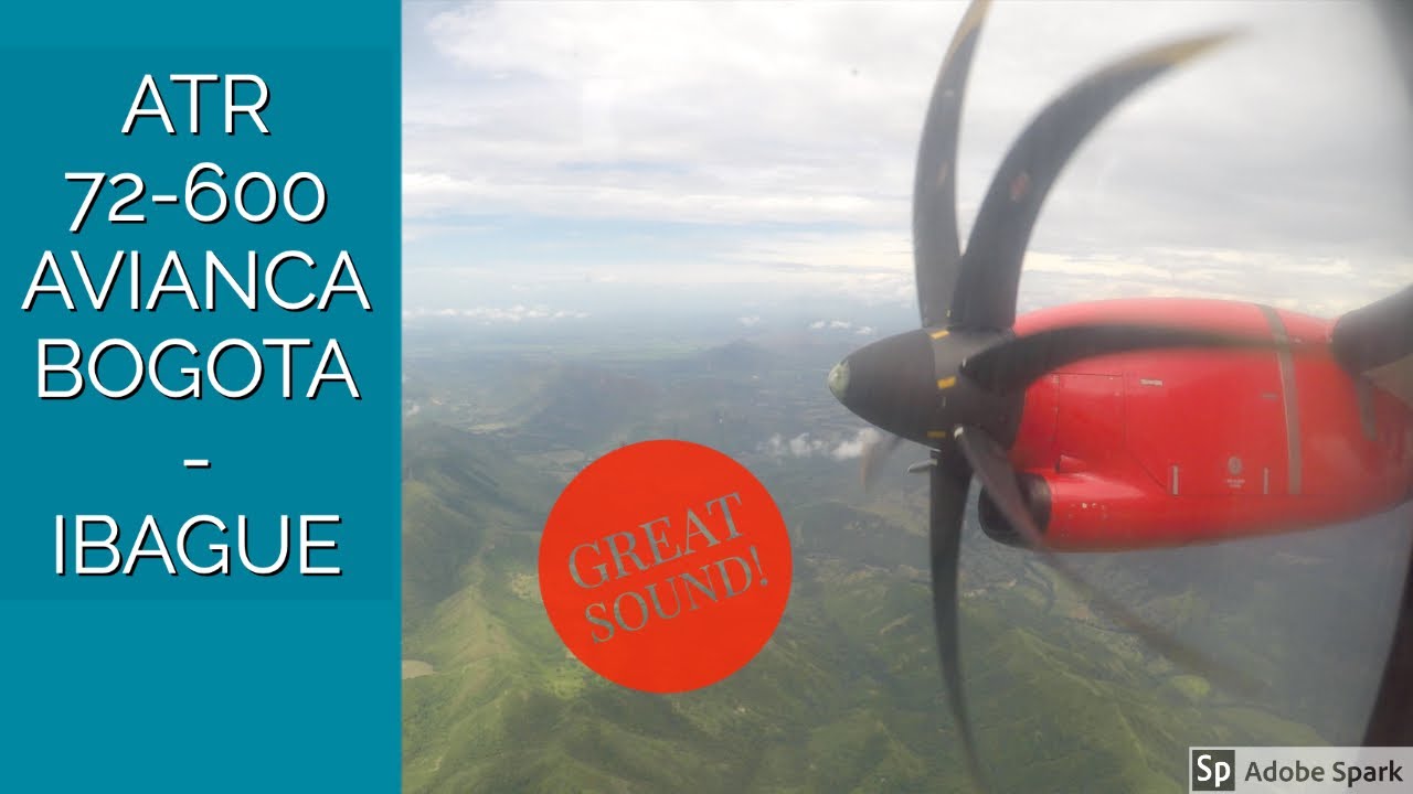En ATR 72 de Avianca a Ibagué | Vuelo Regional #atr #avianca #colombia