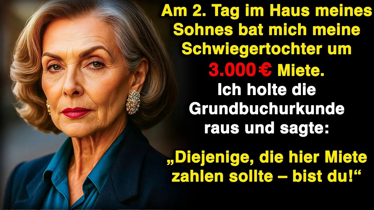 Am 2  Tag bat sie mich um 3 000 € Miete – da zeigte ich ihr die Grundbuchurkunde!
