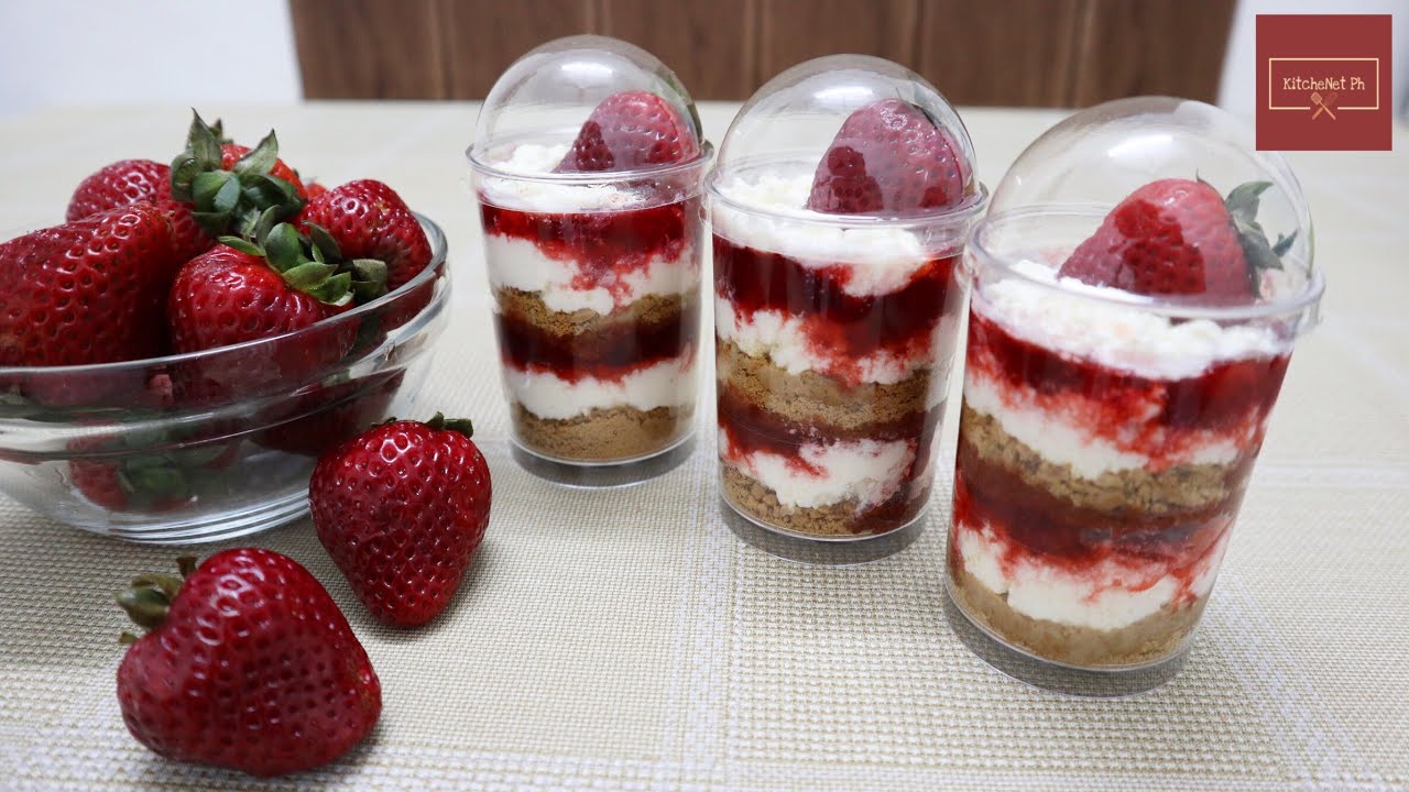 Strawberry Graham Dessert | KitcheNet Ph