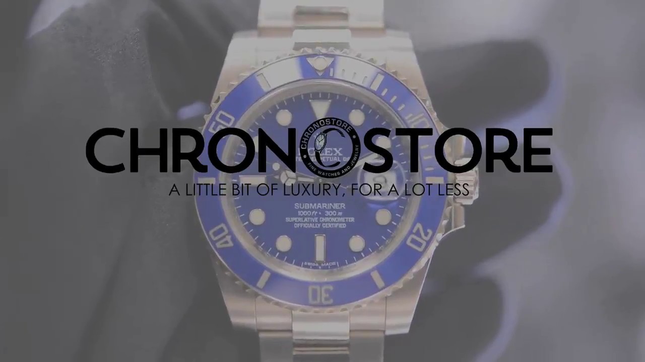 Rolex Submariner 116619 Blue on Blue 18K White Gold Automatic Men's Watch | Chronostore