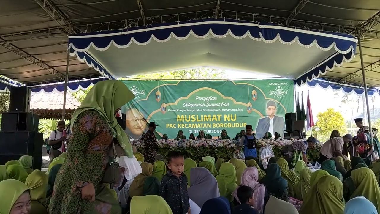 Pengajian Muslimatan Se Kecamatan.  Borobudur Magelang Ja Teng