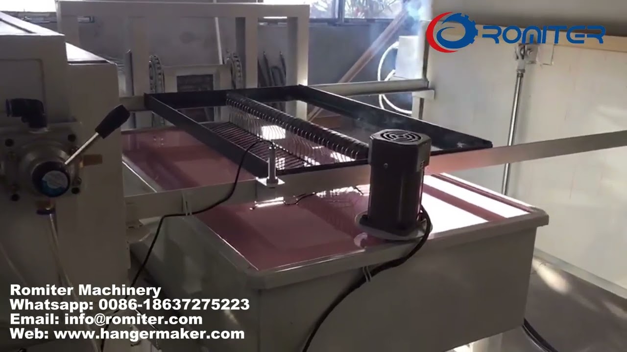 Semi Automatic Wire Hanger PVC Dipping Coating Machine
