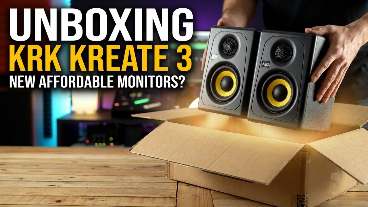 KRK Kreate 3: le nuove casse da studio economiche? | Unboxing