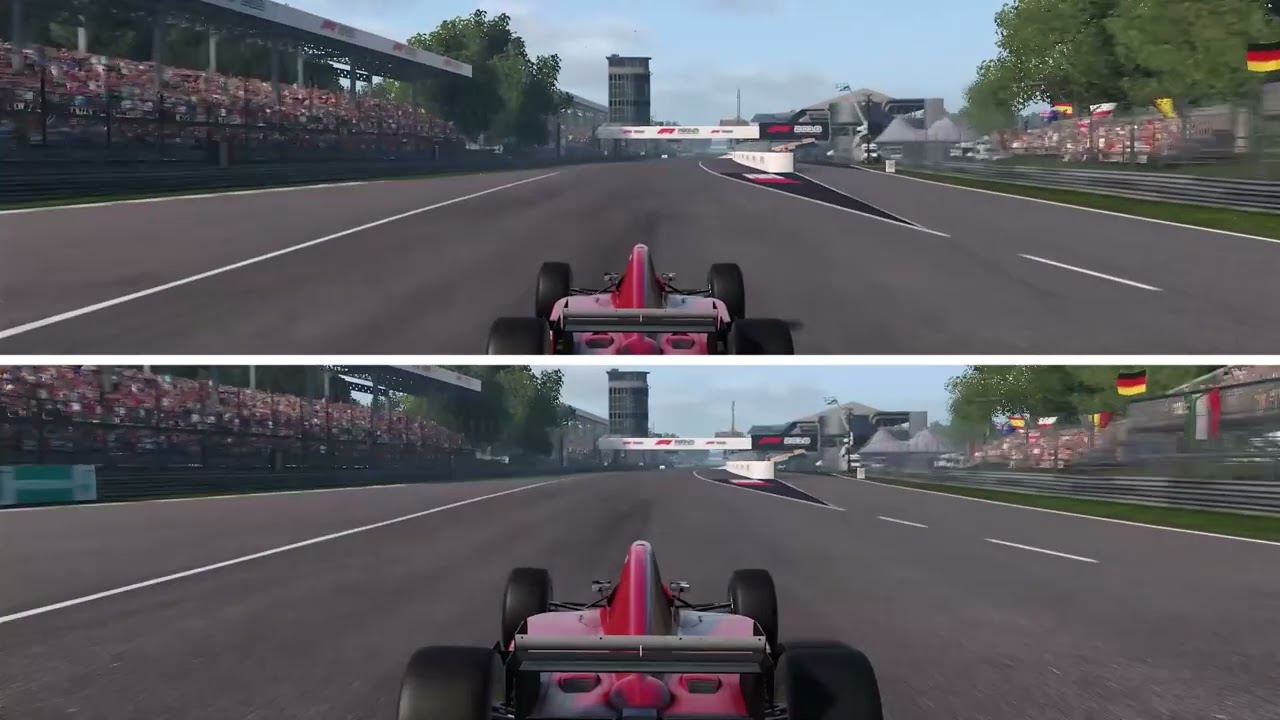 F1 2018 Italian Grand Prix | Ferrari 412 T2 | Race Replay | Split Screen