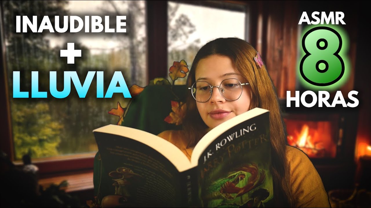 ASMR inaudible😴  + lluvia🌧️- 8 HORAS LOOP