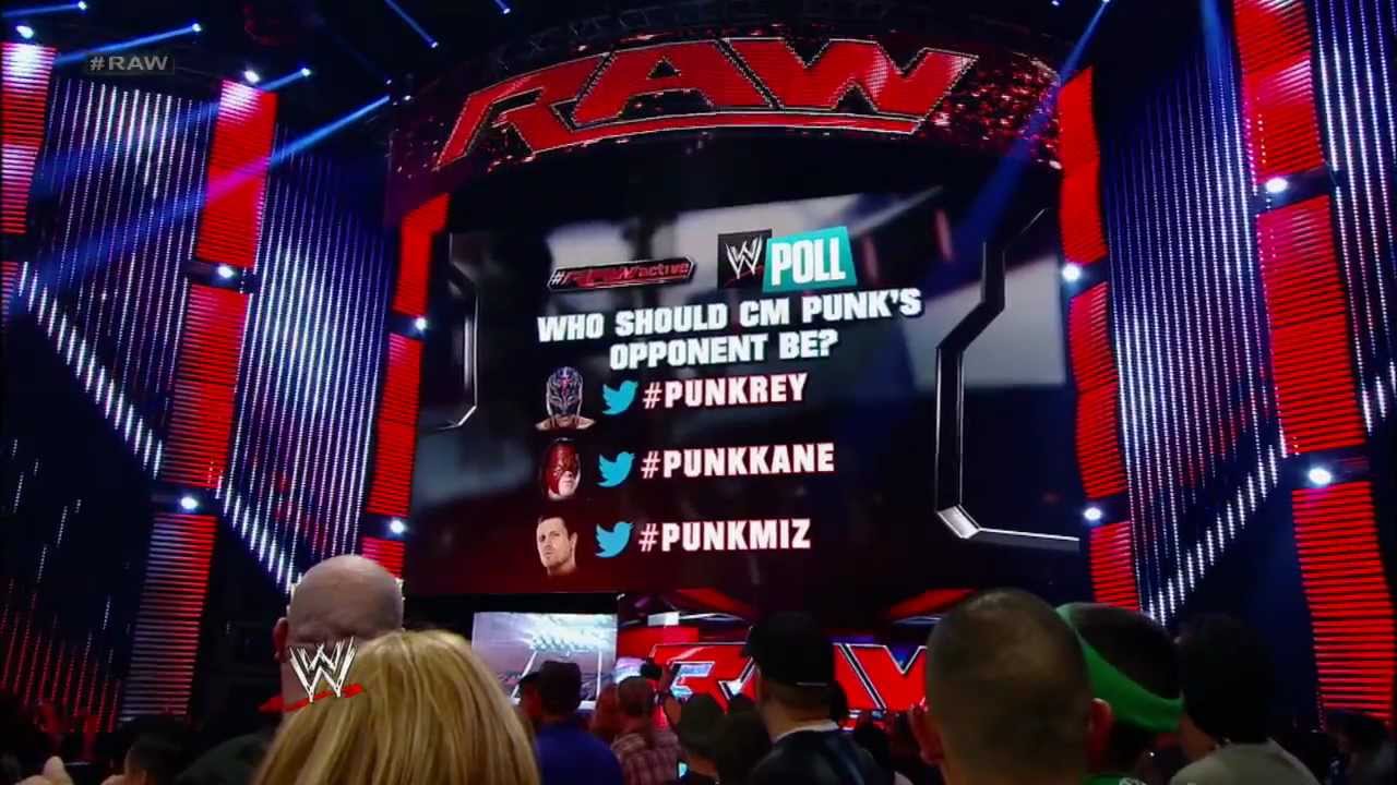 RAWactive Match: CM Punk vs. Rey Mysterio - August 6, 2012