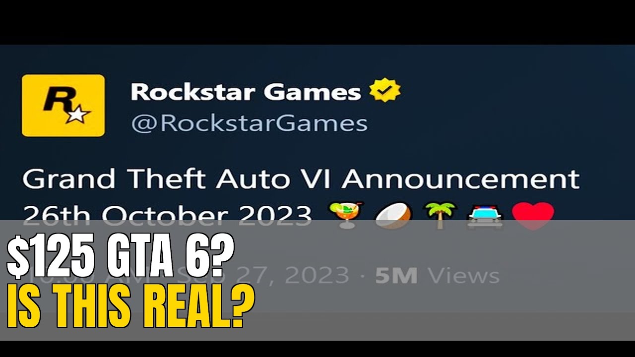 GTA 6 Price LEAK: $125?! This Is SHOCKING! #GTA6