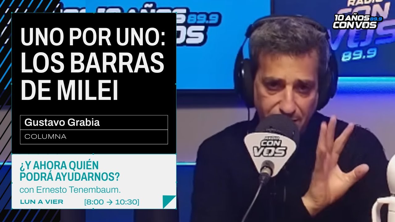 El informe de Gustavo Grabia sobre los barras bravas que participaron del cierre de campaña de LLA