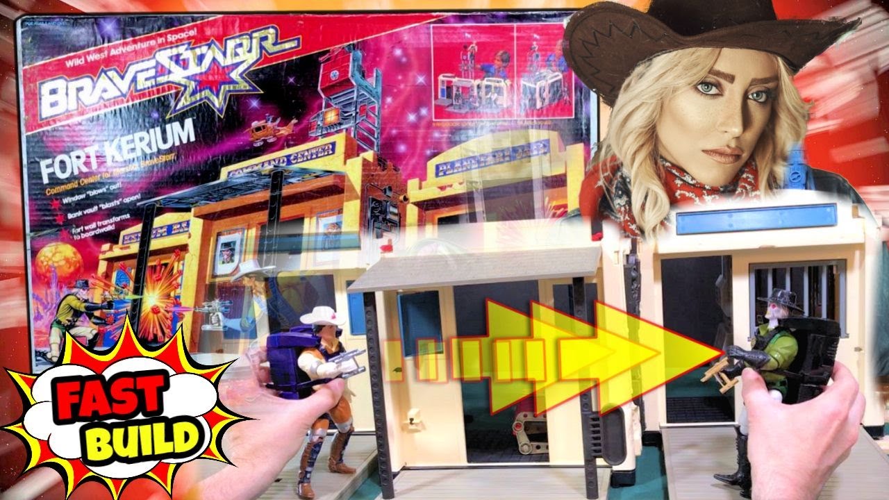 Brave Starr - Fort Kerium build and review - (Shorter video) Fast - BraveStarr BraveStar Brave Star