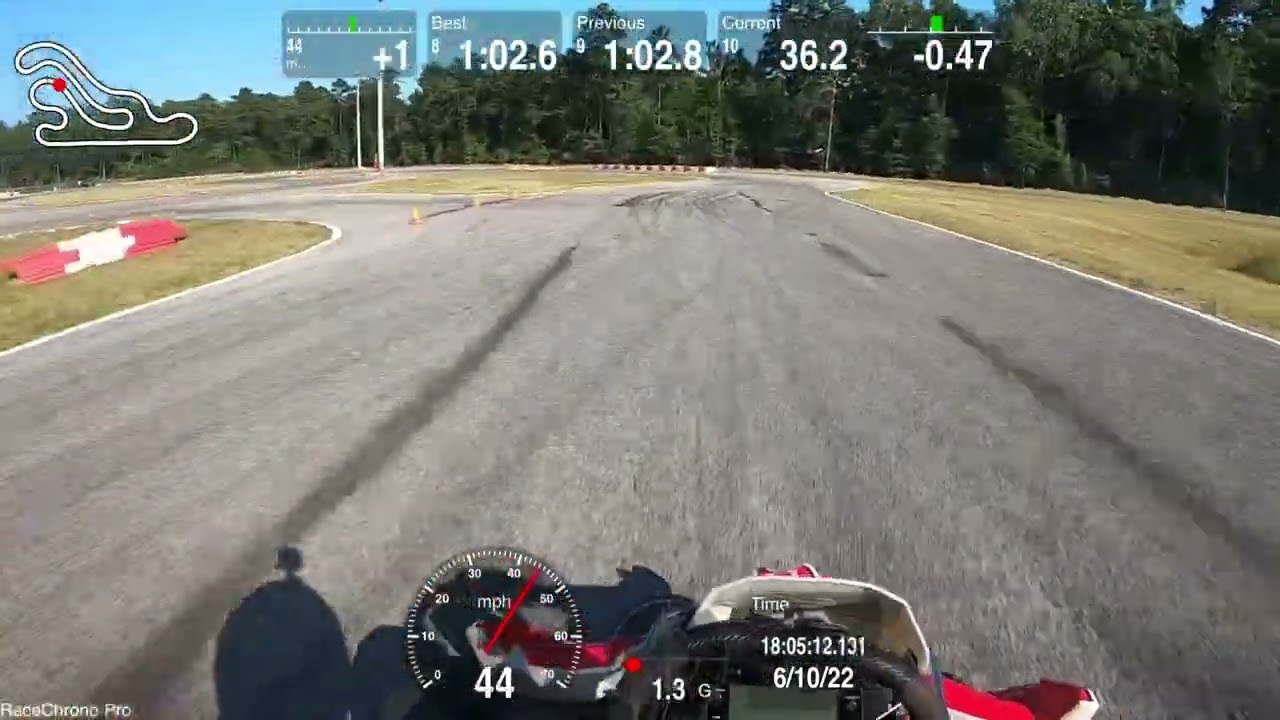 1st time 125cc Rotax TAG Kart (June 10th, 2022)