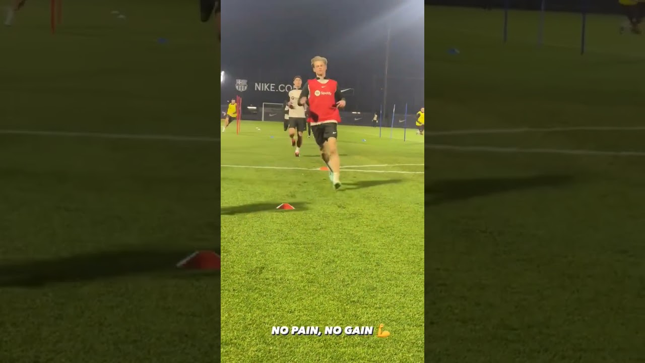 Entra&icirc;nement des joueurs du FC Barcelone #actubarca #fcbarcelone #bar&ccedil;a