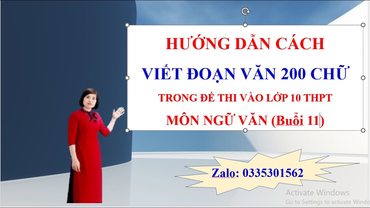 Cách viết đoạn văn 200 chữ phân tích đoạn thơ trong đề thi vào 10 môn Ngữ văn
