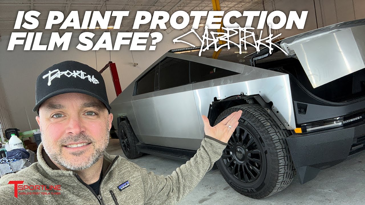 Is Paint Protection Film (PPF) Safe for Use on Tesla Cybertruck?  Removing 2yr Old Film to Inspect!