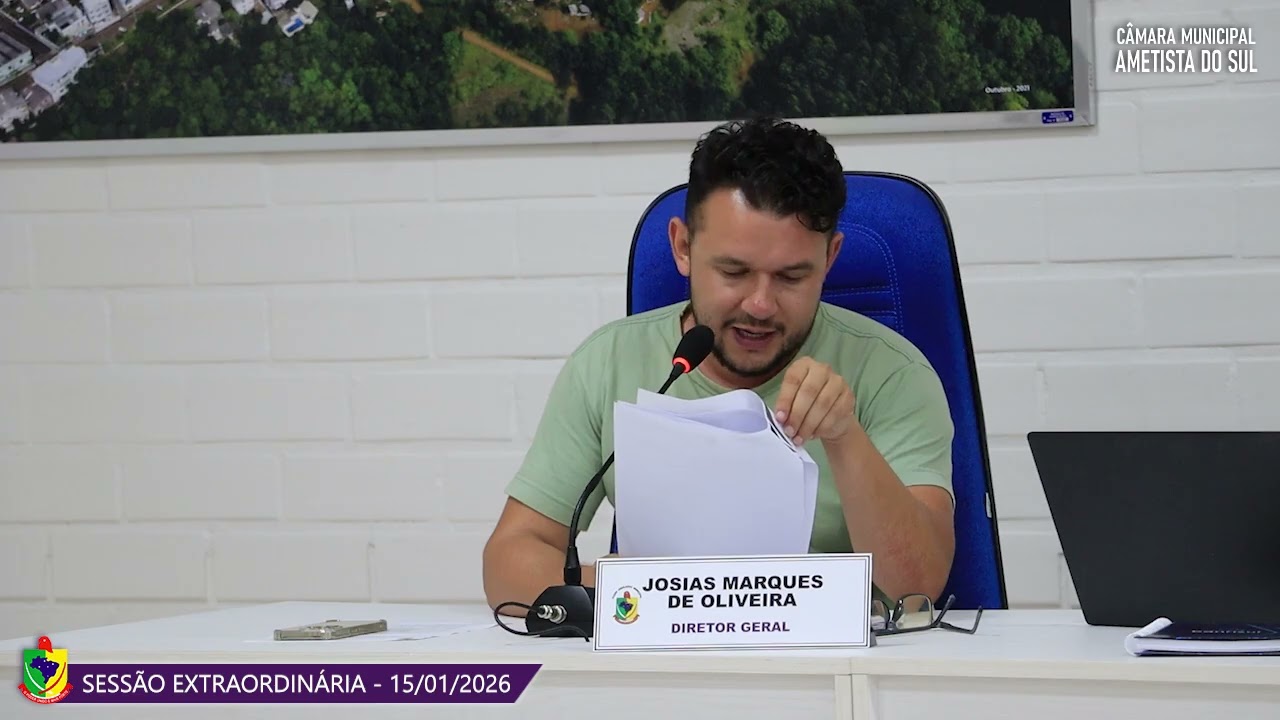 Sessão Extraordinária - 15/01/2026