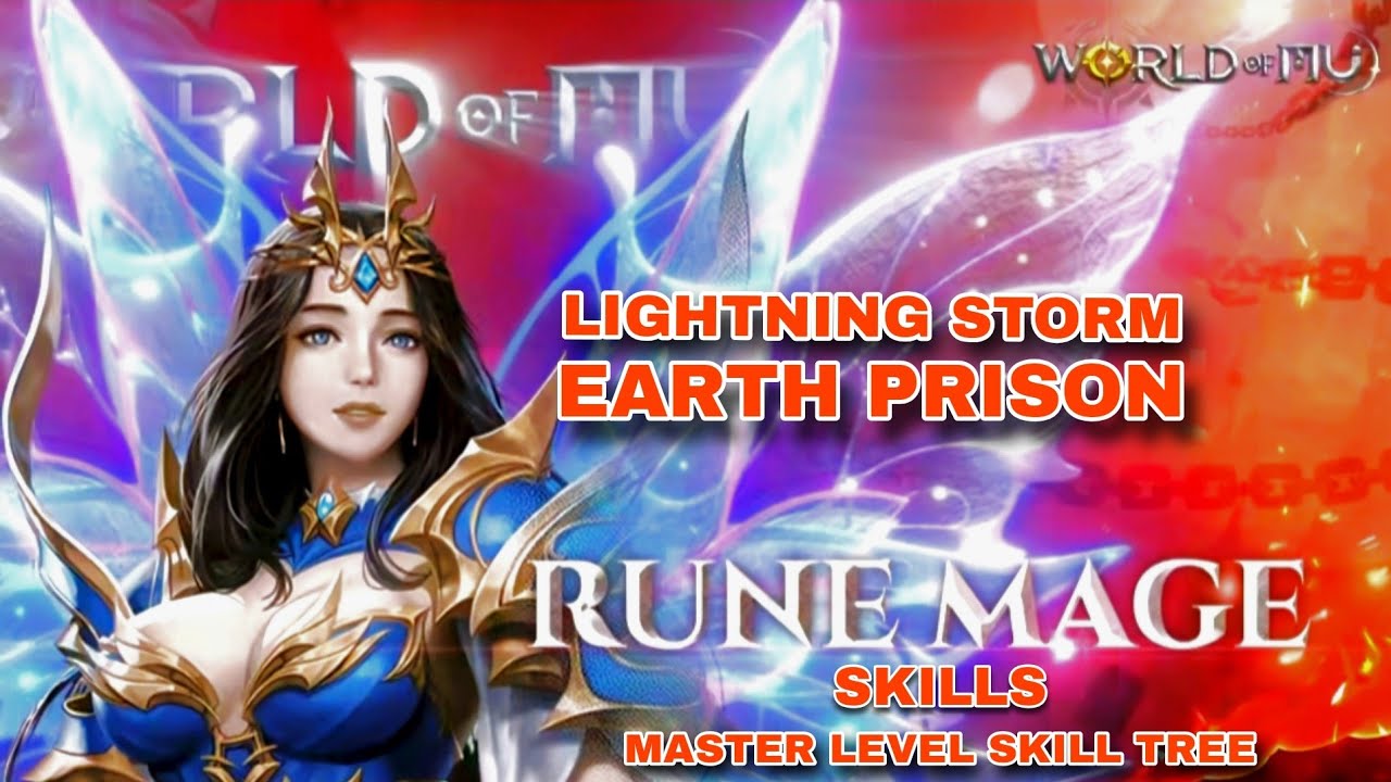 RUNE MAGE SKILLS | MASTER SKILL TREE | WORLD OF MIRACLE MU ONLINE MOBILE 2025