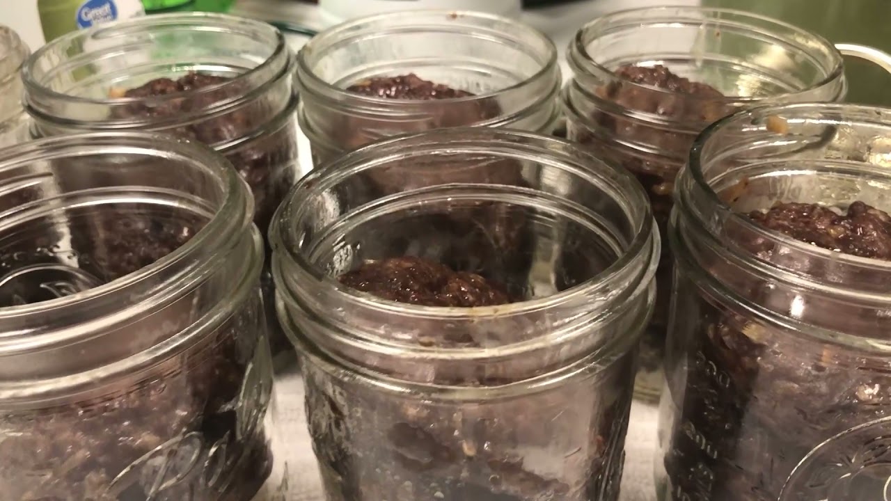 Canning burgers