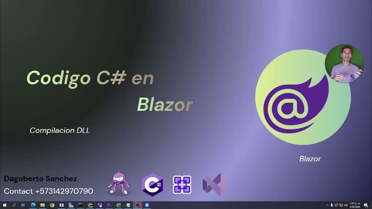 Cómo trabaja el código C# en aplicaciones .NET Blazor. Compilación DLL en .NET