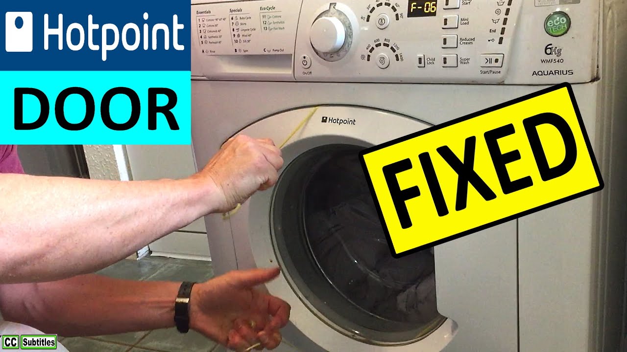 Hotpoint Washing Machine Door won't Open and How to Release a Stuck Washing Machine Door
