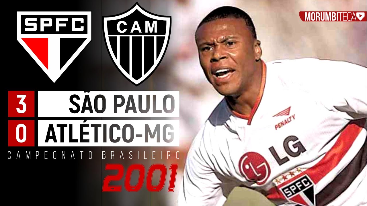 São Paulo 3x0 Atlético-MG - 2001 - CONTRA A SELEGALO, TRICOLOR DEU SHOW COM KAKÁ E JÚLIO BAPTISTA!