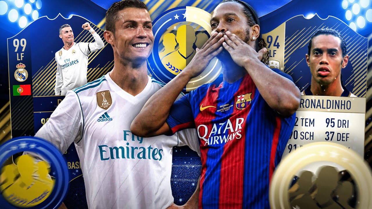 FIFA 18: RONALDINHO PRIME ICON vs CR7 TOTY SQUAD BUILDER BATTLE mit GAMERBROTHER 🔥