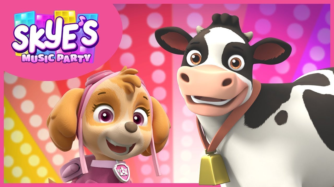 Cow Song & MORE! - Skye's Music Party Compilation - PAW Patrol