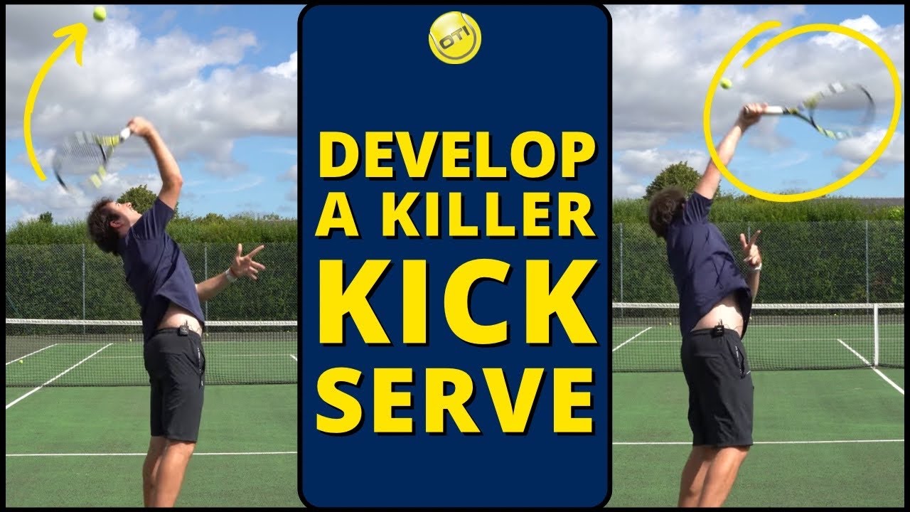 How to Hit a More Powerful Kick Serve | Tennis Lesson with James Ludlow