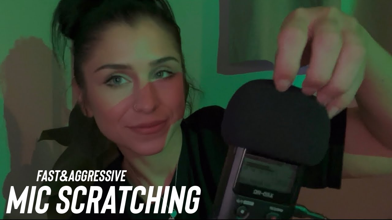 MIC SCRATCHING with Tascam. (Fast and Aggressive)
