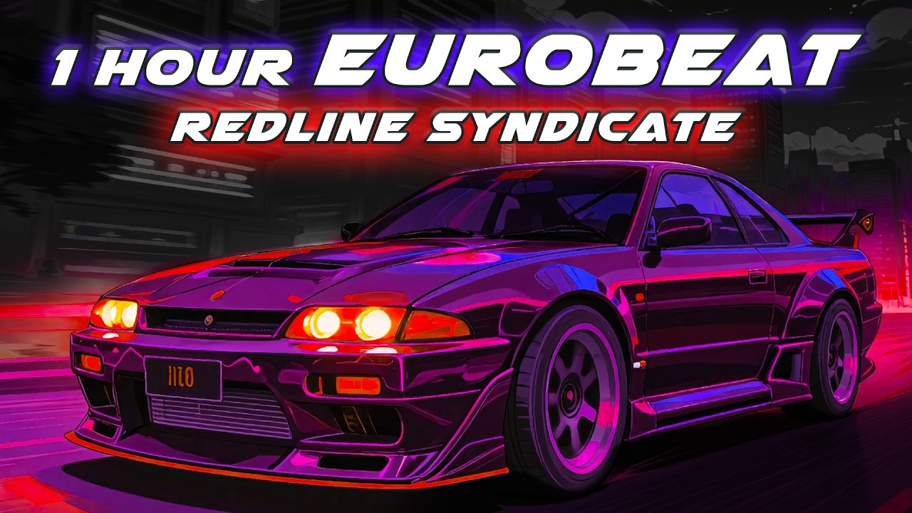 Redline Syndicate | 1 Hour Super Eurobeat ⚡ 155–160 BPM Night Drive