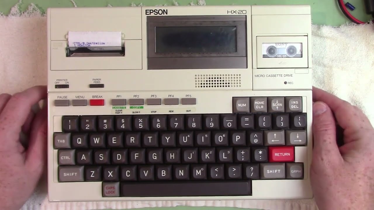 EPSON HX-20 Repair Part4 (LCD Polorizer Film Replacement)