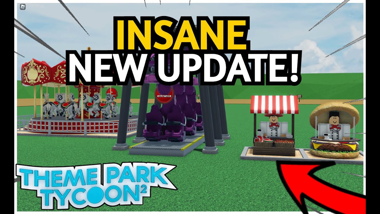 NEW TPT2 UPDATE! NEW SOUNDS AND MORE! Theme Park Tycoon 2