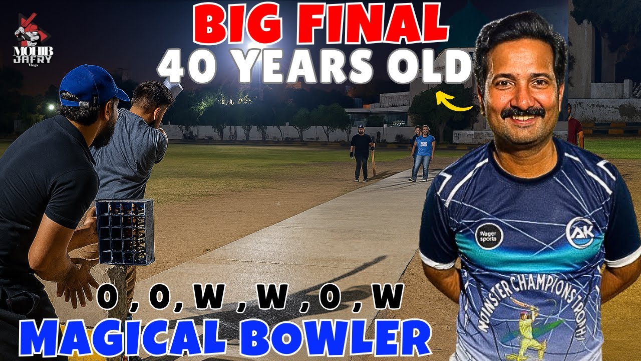 AGE IS JUST A NUMBER! 40 year old Bowler Deadly Bowling Stuns Everyone in big final 😱