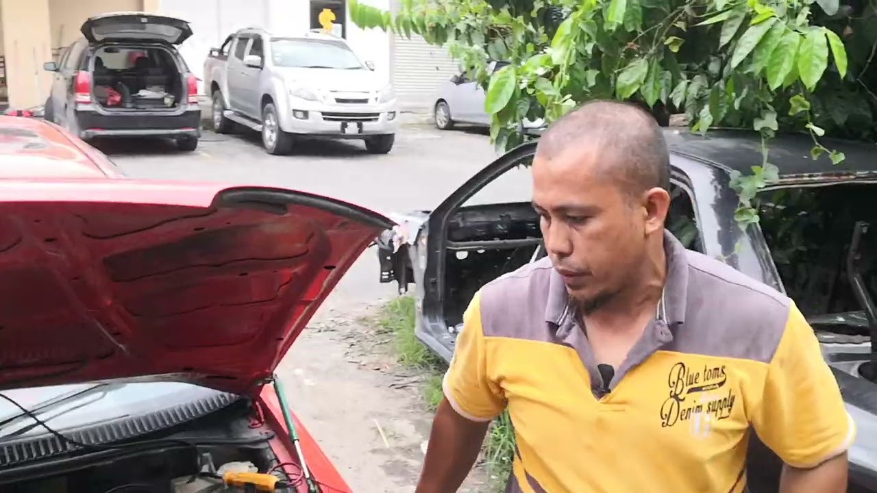 wira mmc kereta tak masuk cas.. step by step sblm ganti alternator