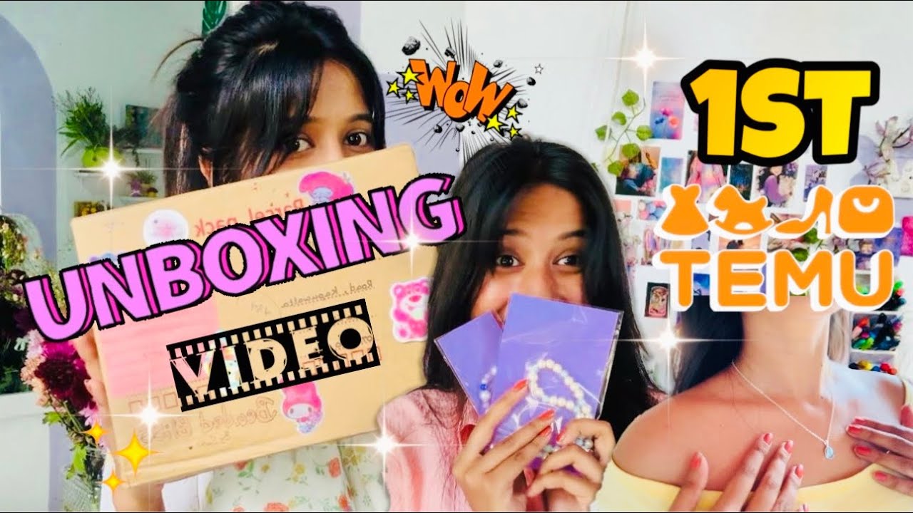 ඔන්න මාත් Temu order එකක් දැම්මා🧡🤭/Unboxing 5 packages ❤️‍🔥📦/සිංහල Vlog #aesthetic #unboxing