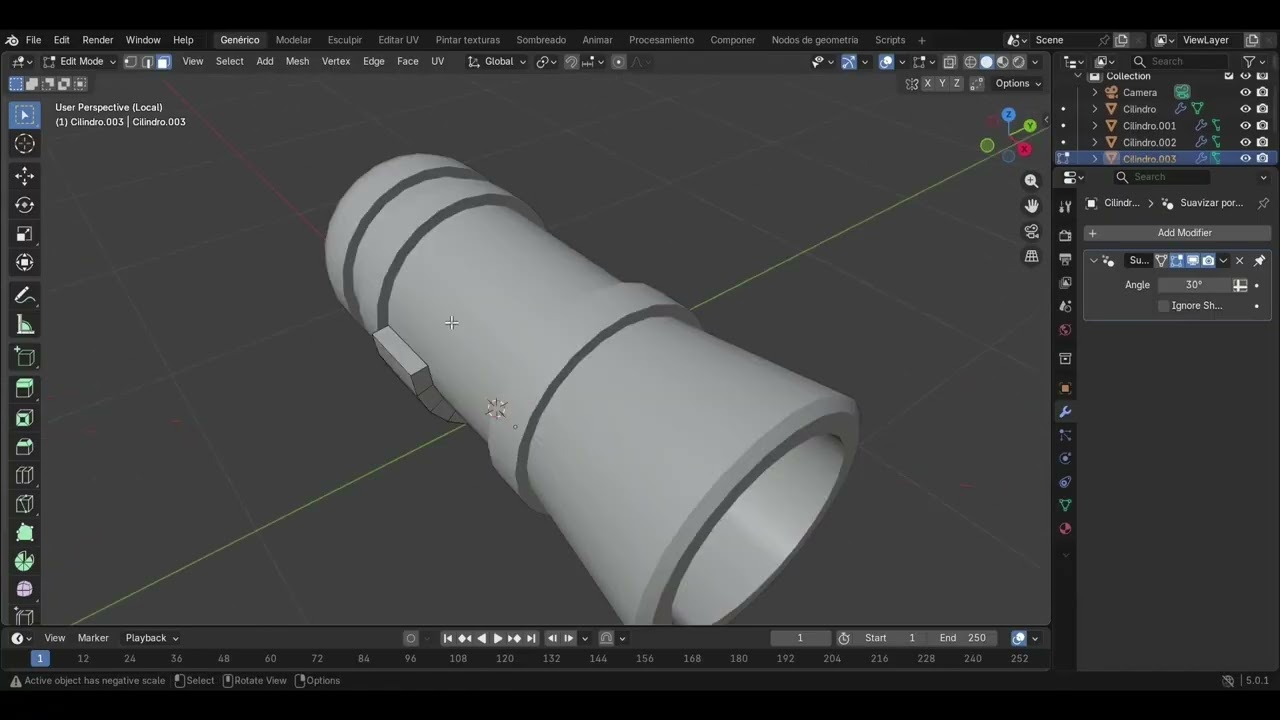G 9   Cañón Blender