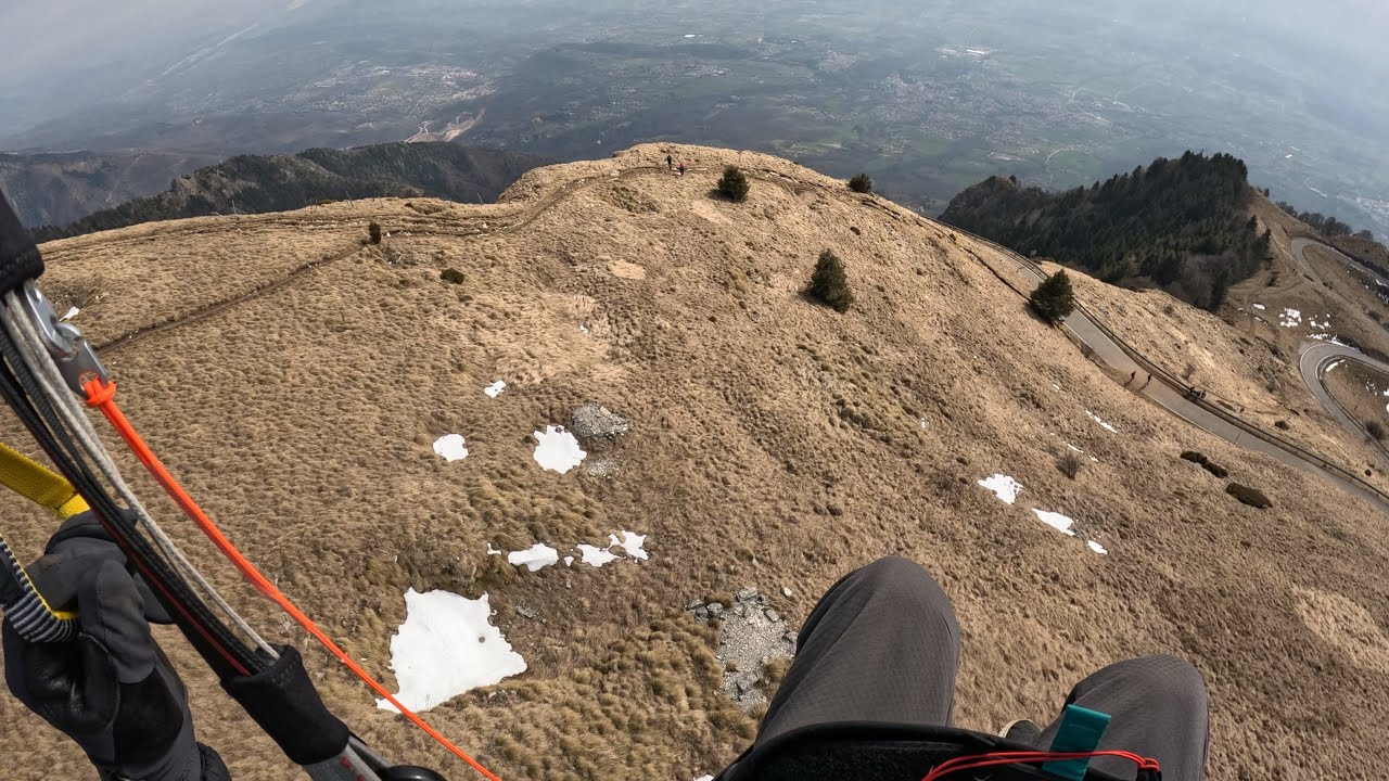 Paragliding Over Monte Grappa: A Stunning Descent to Garden Relais | March 9, 2025 | 4K