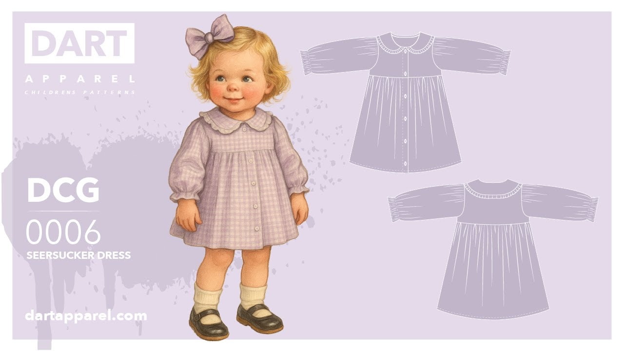 DCG0006 SeerSucker Dress Sewing Tutorial