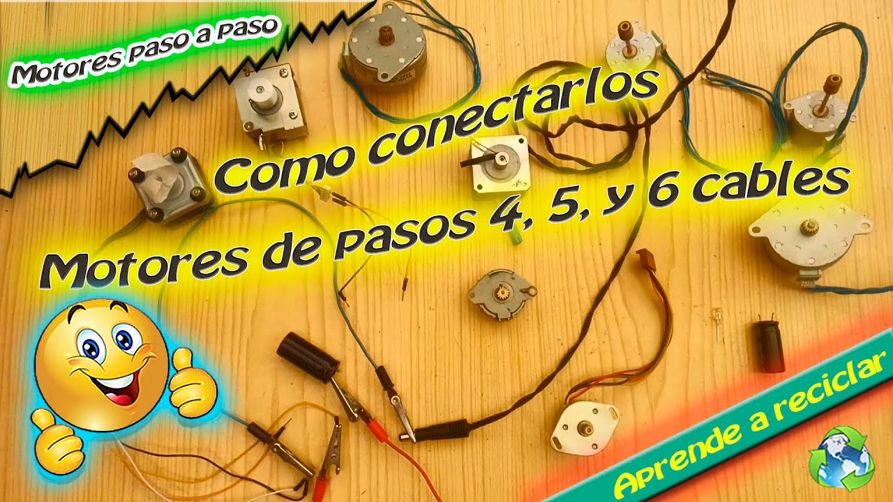 👉🏻🔌⚡ Como conectar e identificar bobinas de Motores de Pasos 4, 5, y 6 cables  CNC y 3D impresora ⚡