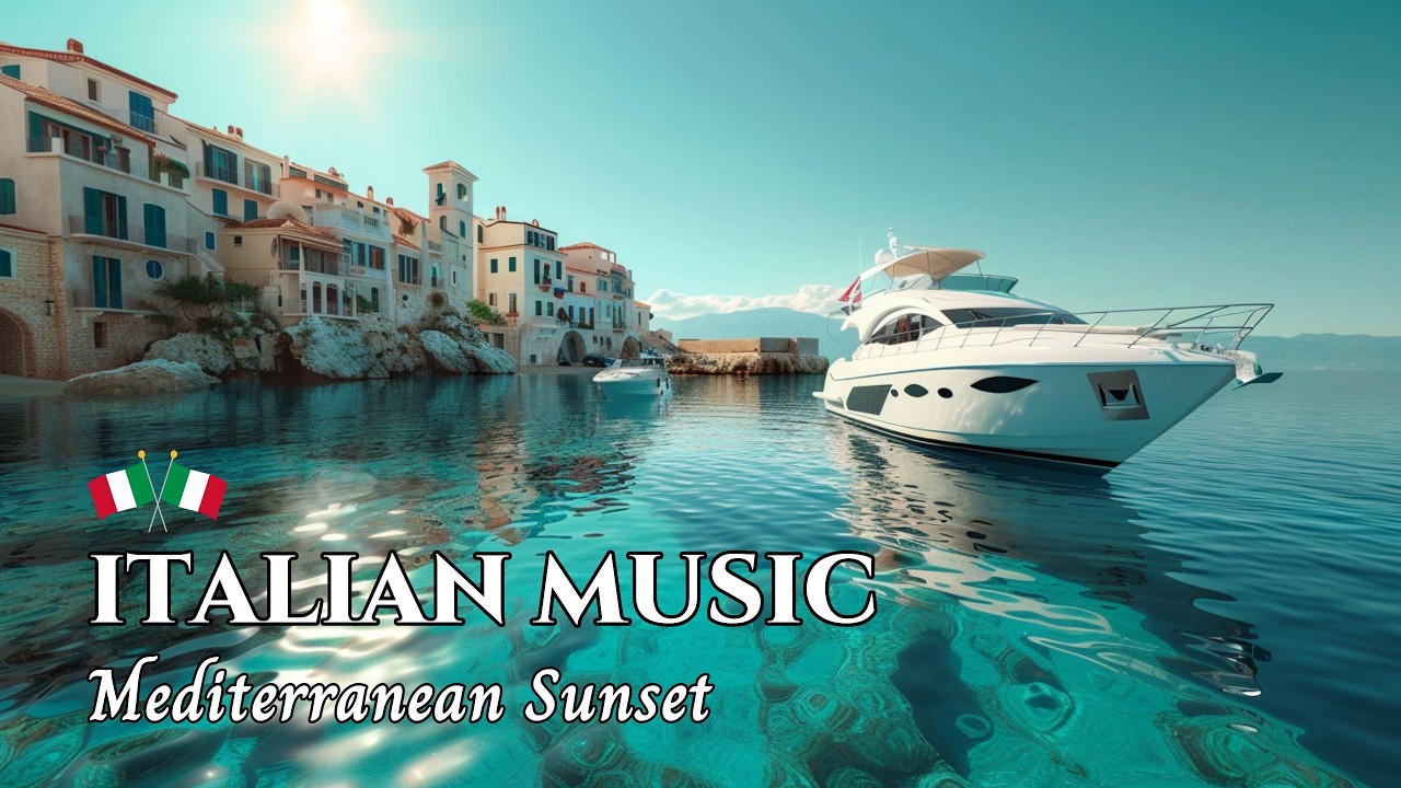 Chill Mediterranean Music & Italian Vibes 🌊🏡Relaxing Amalfi Coast Beach Music 🌊