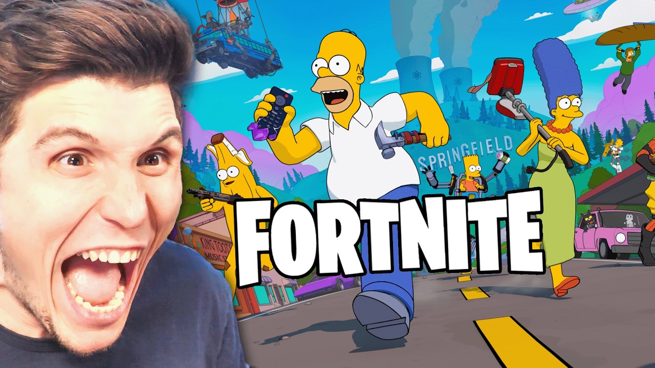 Paluten spielt zum ersten Mal die neue FORTNITE x SIMPSONS&nbsp;Season
