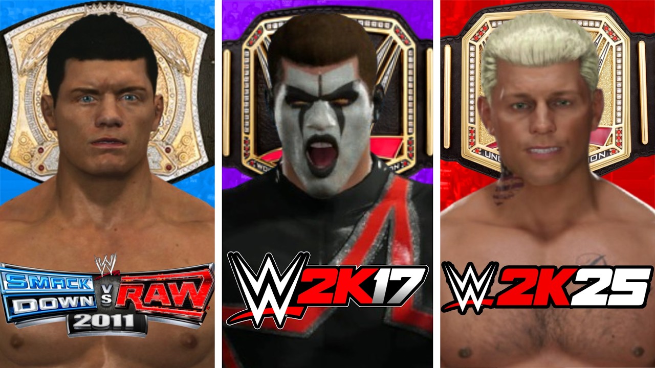 I Won a WWE Title as Cody Rhodes in every WWE Game!
