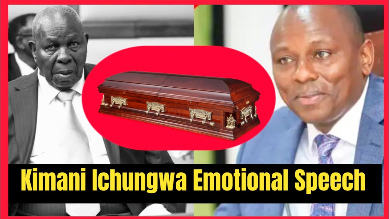 Shocking!!Kimani Ichungwa Emotional Speech As He Mourn His Later Father Isaac Ichungwa 