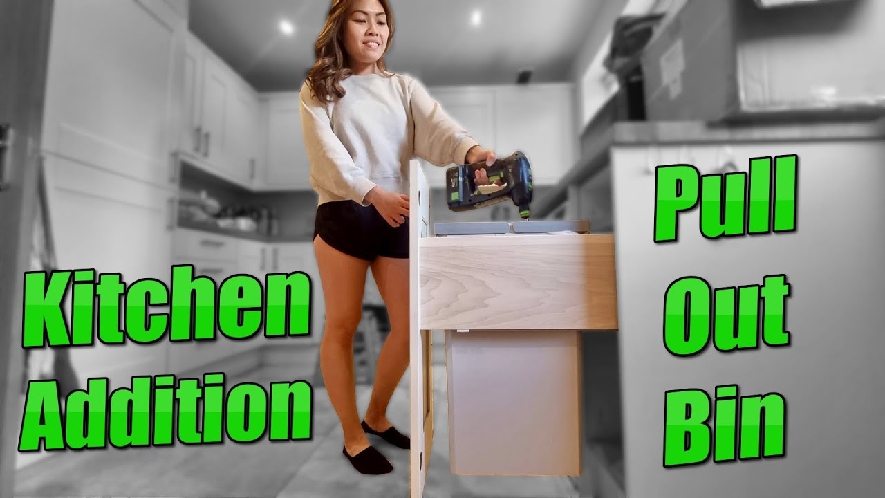 DIY - Pull Out Waste Bin - Small Cabinet