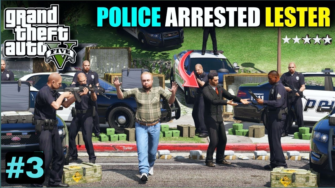 Laster Arrested By los Santos Police #gta5 #sidhumoosewala #franklin