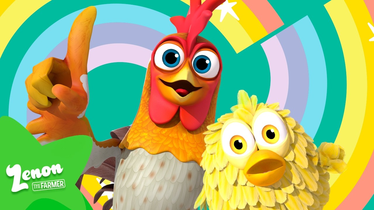 The Rainbow 🌈 ZENON'S FARM 👨🏻&zwj;🌾 Songs with a Story for Kids | Nursery Rhymes and Kids Songs